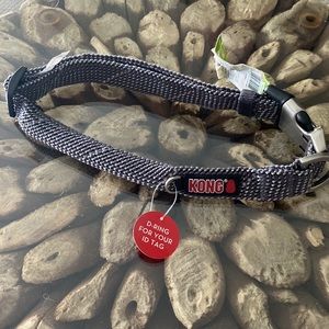 Grey adjustable “large” dog collar
